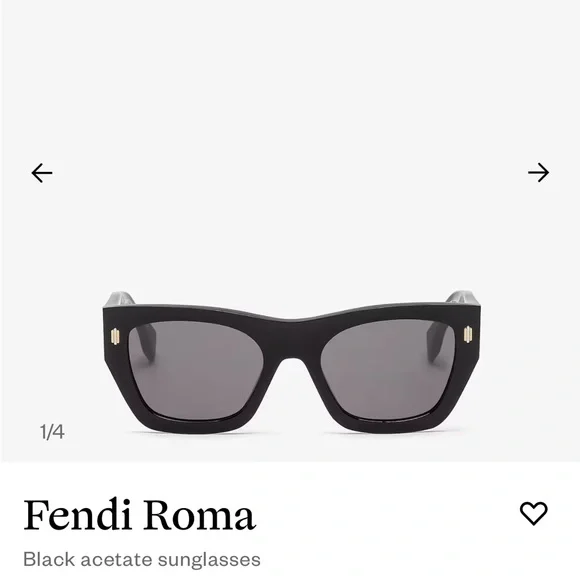 LIKE NEW FENDI ROMA SUNGLASSES - Picture 1 of 6